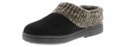 Clarks Sweater Slipper Women's Casual Shoe - Black -Bearpaw Shop clarks sweater slipper icl31459a black05