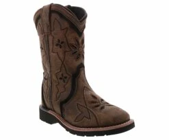 Dan Post Posy Girls’ (4-6) Western Boot