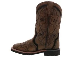 Dan Post Posy Girls’ (4-6) Western Boot -Bearpaw Shop danpost dpc3924 posybrown brown04