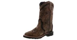 Dan Post Posy Girls’ (4-6) Western Boot -Bearpaw Shop danpost dpc3924 posybrown brown05