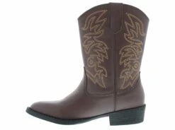 Deer Stags Ranch Boys' Western Boot -Bearpaw Shop deerstags ranch tmht dbrn 04