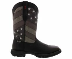 Durango Rebel Faded Black Men's Western Boot 11 Durango Rebel Faded Black Men's Western Boot -Bearpaw Shop durango ddb0125 11blackfadedunionflag black02