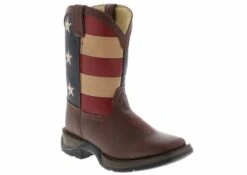 Lil' Durango Kids' Patriotic Western Boot -Bearpaw Shop durango union bt245 brown multi01