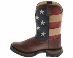 Lil' Durango Kids' Patriotic Western Boot -Bearpaw Shop durango union bt245 brown multi04