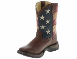 Lil' Durango Kids' Patriotic Western Boot -Bearpaw Shop durango union bt245 brown multi05