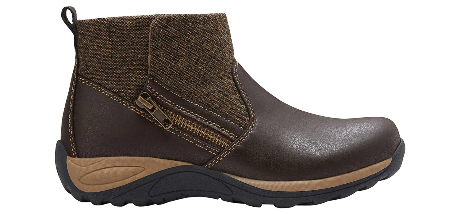Eastland Betty Brown Women's Short Boot 2 Eastland Betty Brown Women's Short Boot - Image 2