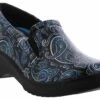 Easy Works Leeza Metallic Paisley Patent Women’s Work Shoe