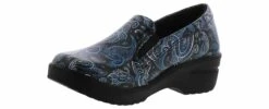 Easy Works Leeza Metallic Paisley Patent Women’s Work Shoe -Bearpaw Shop easyworks 20 0478 leezametallicpaisleypatent black05