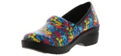 Easy Works Laurie Trendy Garden Patent Women’s Work Clog -Bearpaw Shop easyworks 20 0567 laurietrendygardentpatent blue05
