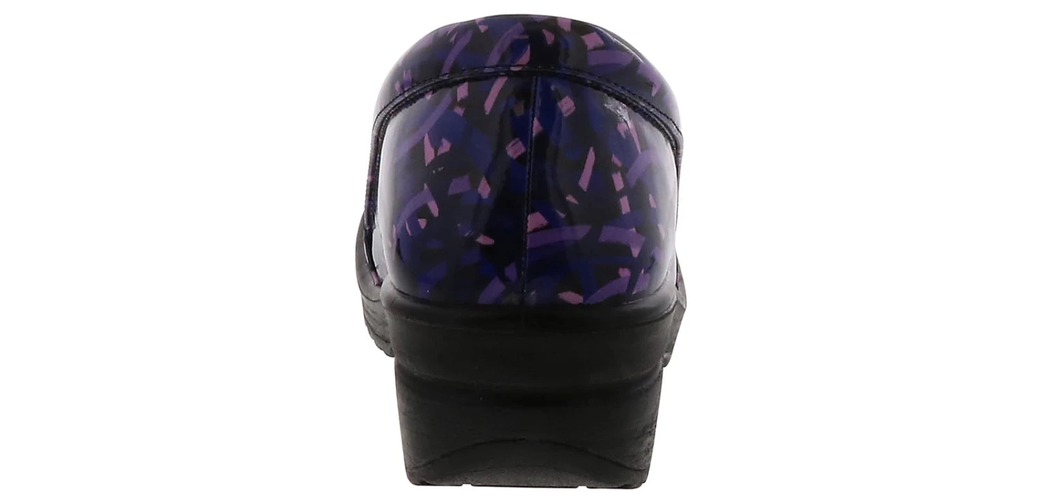 Easy Works Leeza Purple Ribbon Patent Women’s Work Clog 3 Easy Works Leeza Purple Ribbon Patent Women’s Work Clog - Image 3