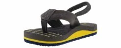 Everest Toddler Boys’ (5-10) Flip Flop -Bearpaw Shop everest p225006cd toddlergreyyellowflipflop grey05