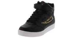 Fila Everge Wild Girls’ (1-6) Athletic Sneaker -Bearpaw Shop fila 3fm01829 992 everagewildstrap black05