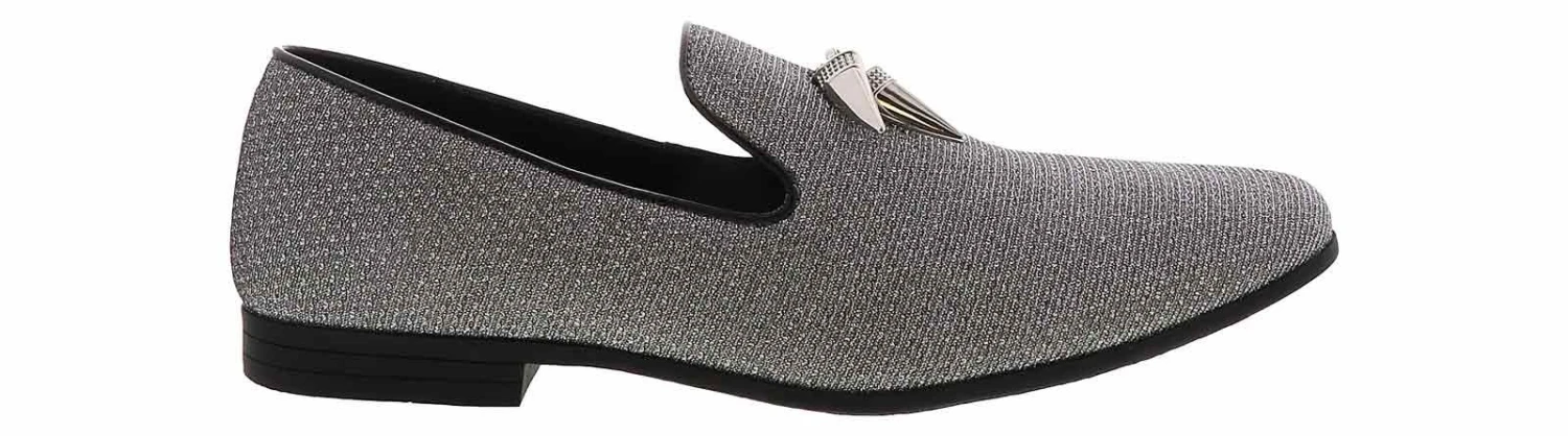 Giorgio Brutini Collide Silver Smoker Men’s Fashion Shoe 2 Giorgio Brutini Collide Silver Smoker Men’s Fashion Shoe - Image 2