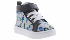 Ground Up Dinosaur Toddler Boys’ (5-10) Hi-Top Sneaker -Bearpaw Shop groundup dinosaurhitop plzz5026 grey01