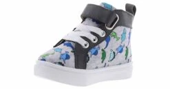 Ground Up Dinosaur Toddler Boys’ (5-10) Hi-Top Sneaker -Bearpaw Shop groundup dinosaurhitop plzz5026 grey05