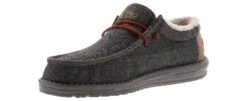 Hey Dude Wally Black Shell Men’s Casual Shoe -Bearpaw Shop heydude 110064681 wallyblackshell grey05