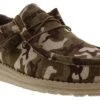 Hey Dude Wally Camo Men’s Casual Shoe