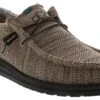 Hey Dude Wally Sox Timber Wolf Men’s Casual Shoe