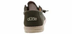 Hey Dude Wally Sox Musk Men’s Casual Shoe -Bearpaw Shop heydude 110358700 wallysoxmusk grey03