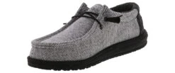 Hey Dude Wally Stretch Dark Web Men’s Casual Shoe -Bearpaw Shop heydude 110383385 wallystretchdarkweb grey05
