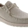 Hey Dude Wally Eco Linen Cottonwood Men’s Casual Shoe