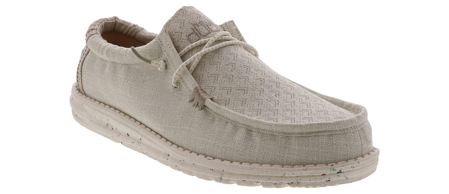 Hey Dude Wally Eco Linen Cottonwood Men’s Casual Shoe 1 Hey Dude Wally Eco Linen Cottonwood Men’s Casual Shoe
