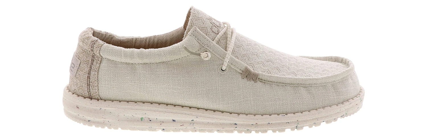 Hey Dude Wally Eco Linen Cottonwood Men’s Casual Shoe 2 Hey Dude Wally Eco Linen Cottonwood Men’s Casual Shoe - Image 2