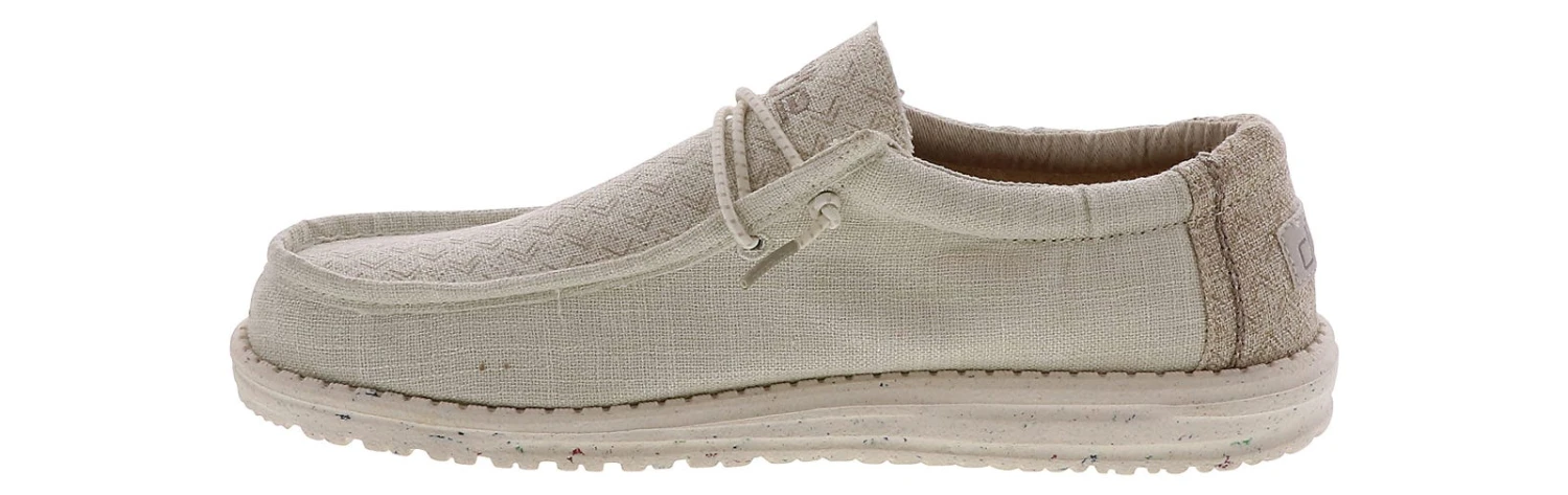 Hey Dude Wally Eco Linen Cottonwood Men’s Casual Shoe 4 Hey Dude Wally Eco Linen Cottonwood Men’s Casual Shoe - Image 4