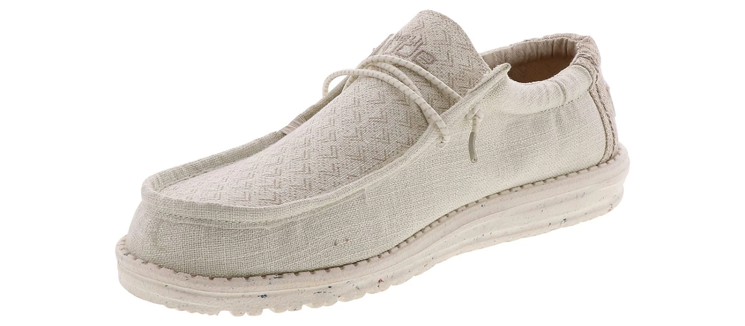 Hey Dude Wally Eco Linen Cottonwood Men’s Casual Shoe 5 Hey Dude Wally Eco Linen Cottonwood Men’s Casual Shoe - Image 5