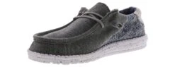 Hey Dude Wally Stitch Men’s Casual Shoe -Bearpaw Shop heydude 112553430 wallystitcheveningcruise grey05
