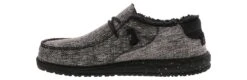 Hey Dude Wally Stitch StormCloud Men’s Casual Shoe -Bearpaw Shop heydude 112553459 wallystitchstormcloud black04
