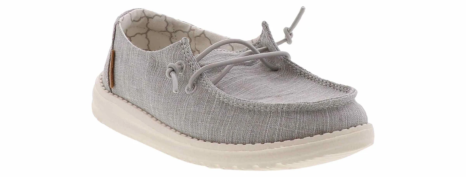 Hey Dude Wendy Linen Toddler Girls' (9-11) Casual Shoe 1 Hey Dude Wendy Linen Toddler Girls' (9-11) Casual Shoe