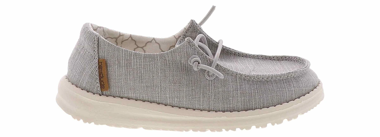 Hey Dude Wendy Linen Toddler Girls' (9-11) Casual Shoe 2 Hey Dude Wendy Linen Toddler Girls' (9-11) Casual Shoe - Image 2