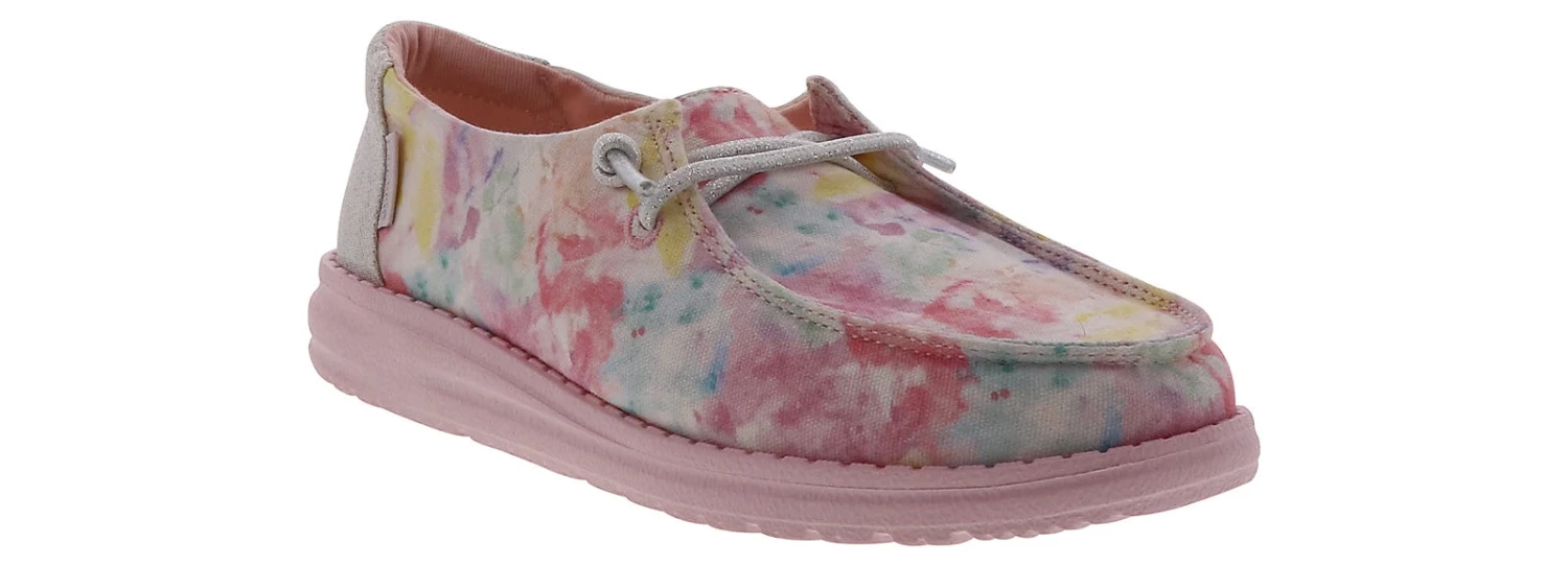 Hey Dude Wendy Taffy Youth Girls’ (11-4) Casual Shoe 1 Hey Dude Wendy Taffy Youth Girls’ (11-4) Casual Shoe