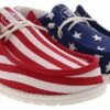 Hey Dude Wally Patriotic American Flag Men’s Casual Shoe