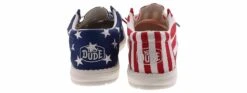Hey Dude Wally Patriotic American Flag Men’s Casual Shoe -Bearpaw Shop heydude 40001 9cw wallypatrioticamericanflag red03