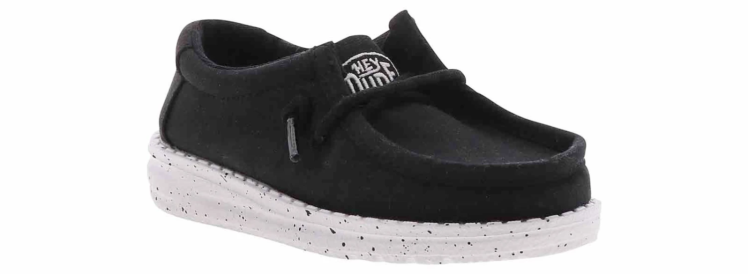 Hey Dude Wally Slub Toddler Boys’ (5-10) Casual Shoe 1 Hey Dude Wally Slub Toddler Boys’ (5-10) Casual Shoe