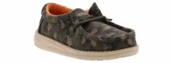 Hey Dude Wally Youth Camodino Musk Boys’ (11-6) Casual Shoe