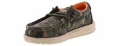 Hey Dude Wally Youth Camodino Musk Boys’ (11-6) Casual Shoe -Bearpaw Shop heydude 40043 3vb wallyyouthcamodinomusk camo05