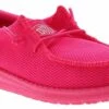 Hey Dude Wally Funk Mono Pink Girls’ (11-4) Casual Shoe