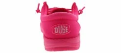 Hey Dude Wally Funk Mono Pink Girls’ (11-4) Casual Shoe -Bearpaw Shop heydude 40045 6qq wallyyouthfunkmonoepnk pink03