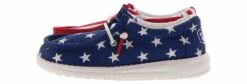 Hey Dude Wally Patriotic Flag Youth Kids’ (11-6) Casual Shoe 9 Hey Dude Wally Patriotic Flag Youth Kids’ (11-6) Casual Shoe -Bearpaw Shop heydude 40046 9cw wallyyouthpatrioticflag red04