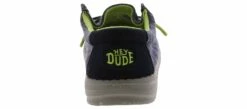 Hey Dude Wally Stretch Boys’ (11-6) Casual Shoe -Bearpaw Shop heydude 40050 410 wallyyouthstretchnavy navy03