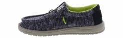 Hey Dude Wally Stretch Boys’ (11-6) Casual Shoe -Bearpaw Shop heydude 40050 410 wallyyouthstretchnavy navy04