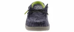 Hey Dude Wally Stretch Boys’ (11-6) Casual Shoe -Bearpaw Shop heydude 40050 410 wallyyouthstretchnavy navy06