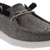Hey Dude Wendy Chambray Woven Onyx Women’s Casual Shoe