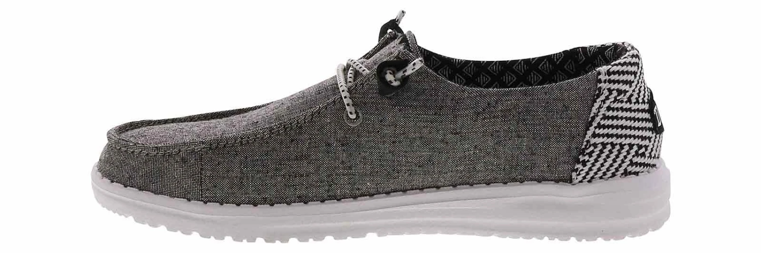 Hey Dude Wendy Chambray Woven Onyx Women’s Casual Shoe 4 Hey Dude Wendy Chambray Woven Onyx Women’s Casual Shoe - Image 4