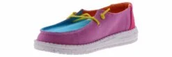 Hey Dude Wendy Youth Slub Color Girls’ (6-10) Shoe -Bearpaw Shop heydude 40143 9ci wendyslubcanvascolor multi05
