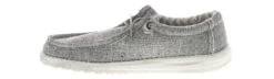 Hey Dude Wally Linen Iron Men's Casual Shoe -Bearpaw Shop heydude wally linen 110793901 grey04