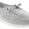 Hey Dude Wendy Chambray Light Grey Women's Casual Shoe
